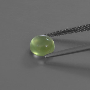 1.86 карата, натуральный Зеленый пренит, Огранка Круг, Прозрачный