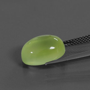 5.82 карата, натуральный Желто-зеленый пренит, Прозрачный, Полупрозрачный