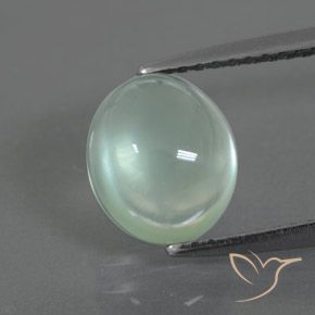 2.69ct Натуральный Очень светло-зеленый пренит, Овал, Прозрачный