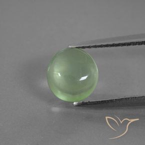 1.93ct Натуральный Желтовато-зеленый пренит, Овал, Прозрачный