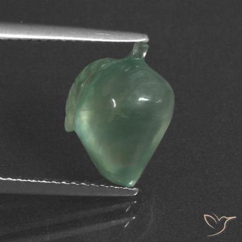4.74ct Натуральный Светлая мята пренит, причудливая, Полупрозрачный