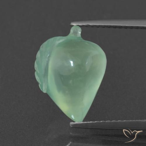 7.48ct Натуральный Светлая мята пренит, причудливая, Полупрозрачный