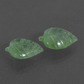  карата, натуральный Зеленый пренит, Необычная форма, Полупрозрачный