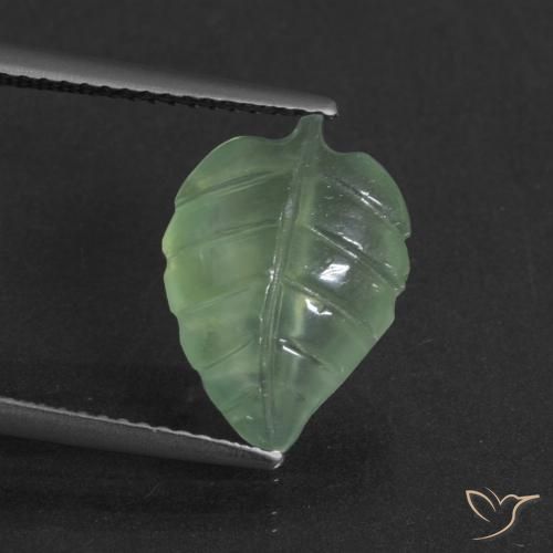 4.86ct Натуральный Светло-зеленый пренит, причудливая, Полупрозрачный