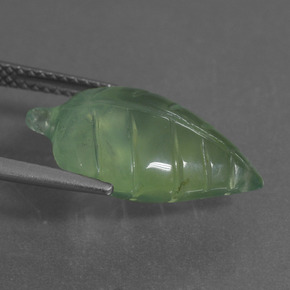 8.78 карата, натуральный Зеленый пренит, Необычная форма, Прозрачный