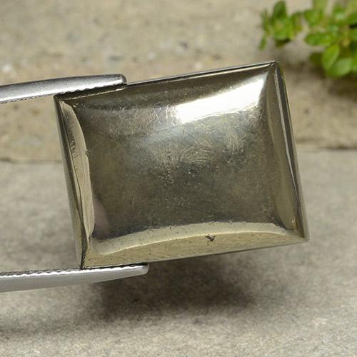 38.25 карата, натуральный Золотой Пирит, Огранка Багет, Непрозрачный