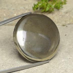 62.09 карата, натуральный Золотой Пирит, Огранка Круг, Непрозрачный