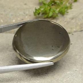 62.09 карата, натуральный Золотой Пирит, Огранка Круг, Непрозрачный