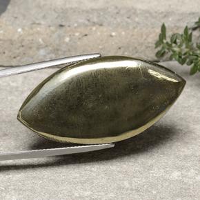 54.27 карата, натуральный Золотой Пирит, Маркиза, Непрозрачный