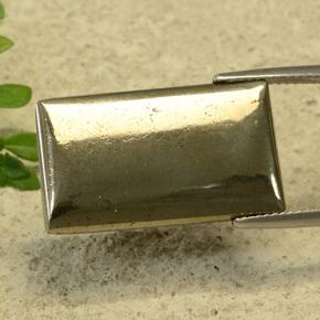 16.04 карата, натуральный Золотой Пирит, Огранка Багет, Непрозрачный