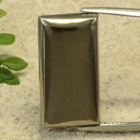 19.66 карата, натуральный Золотой Пирит, Огранка Багет, Непрозрачный