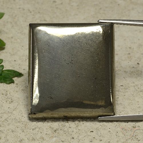 36.09ct Натуральный Золотой Пирит, Огранка Багет, Непрозрачный