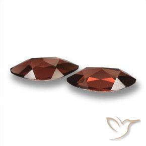 3.96 карата, натуральный Мерло Красный Пироп Гранат, Маркиза, VVS-VS