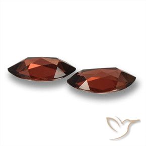 3.99 карата, натуральный Темно-красный Пироп Гранат, Маркиза, VVS-VS