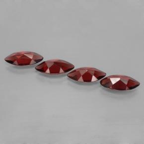 Натуральный красный пироп 6,94 карата маркиз, VVS-VS
