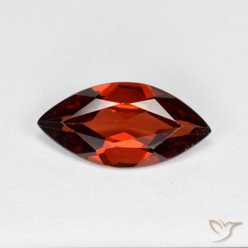 1.07ct Натуральный Мерло Красный Пироп Гранат, Маркиза, VVS-VS