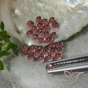 1.99 карата, натуральный Алый красный тон Пироп Гранат, Огранка Круг, Прозрачный