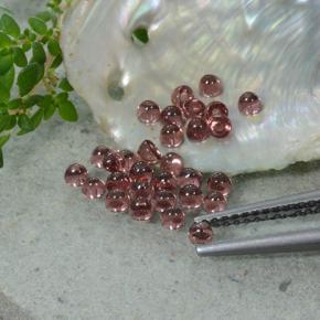 2.10 карата, натуральный Темно-красный Пироп Гранат, Огранка Круг, Прозрачный