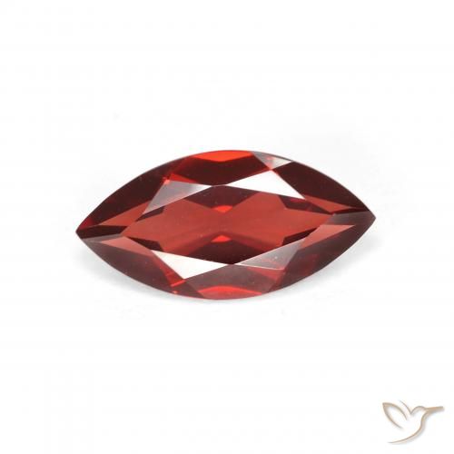 2.01ct Натуральный Смородина красная Пироп Гранат, Маркиза, VVS-VS