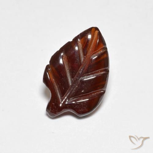 2.09ct Натуральный Красновато-оранжевый Пироп Гранат, причудливая, Полупрозрачный