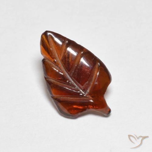 1.97ct Натуральный Темно-оранжевый Пироп Гранат, причудливая, Полупрозрачный