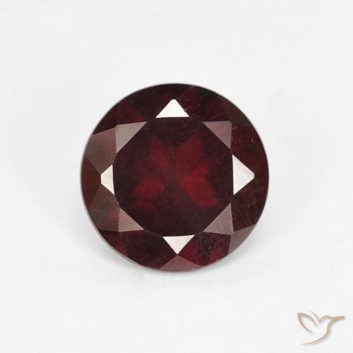 1.49ct Натуральный Сангрия красная Пироп Гранат, Круглый, Чистота VS