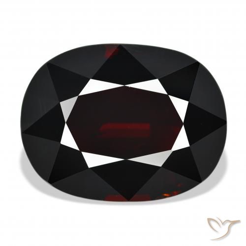 34.78ct Натуральный Темно-красный Пироп Гранат, Овал, Чистота VVS