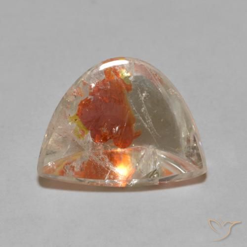 5.59ct Натуральный Многоцветный Кварц с марказитом, причудливая, Прозрачный