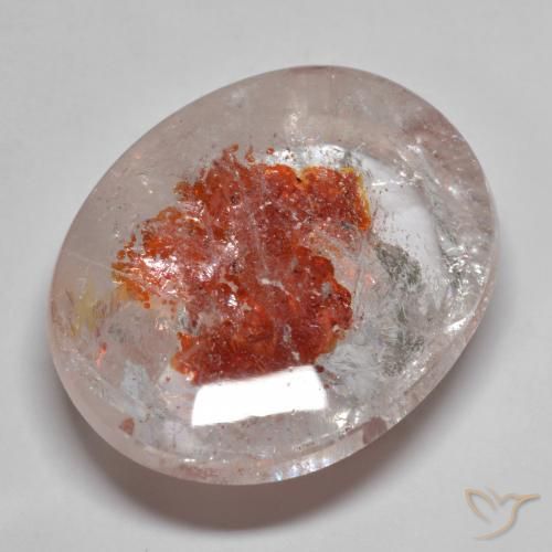 44.02ct Натуральный Многоцветный Кварц с марказитом, Овал, Прозрачный