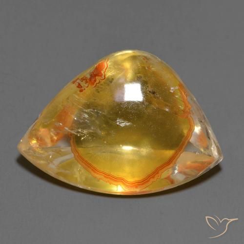 14.92ct Натуральный Многоцветный Кварц с марказитом, причудливая, Прозрачный