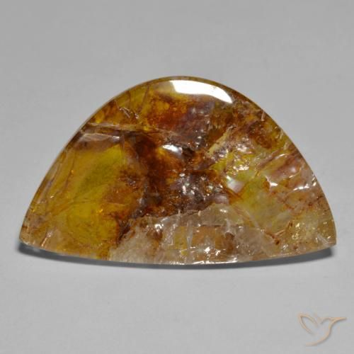30.25ct Натуральный Многоцветный Кварц с марказитом, причудливая, Прозрачный