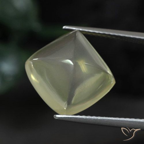 8.59ct Натуральный Medium Green  Кварц, Подушка, Прозрачный