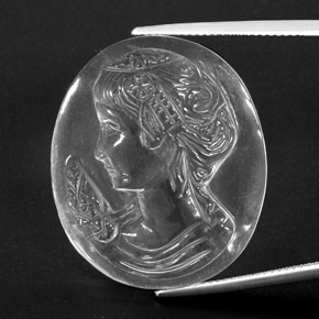 41.41 карата, натуральный Белый Кварц, Необычная форма, Прозрачный