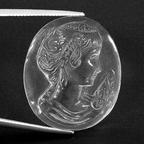 41.41 карата, натуральный Белый Кварц, Необычная форма, Прозрачный