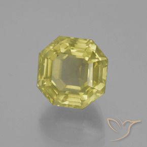 9.99 карата, натуральный Средний желтый Кварц, Октагон / Изумрудная Огранка, Чистота VS