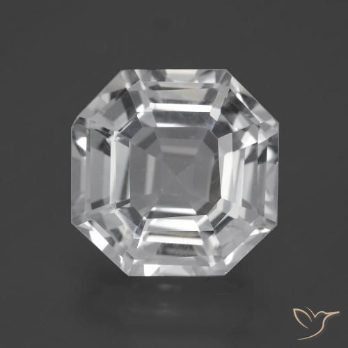 10.26ct Натуральный Ясно Белый Кварц, Изумрудная огранка, Чистота VVS
