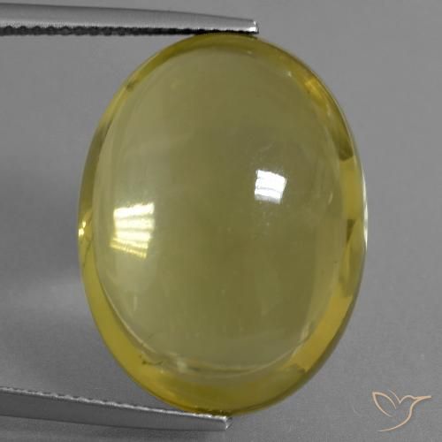 28.56ct Натуральный Насыщенный желтый Кварц, Овал, Прозрачный
