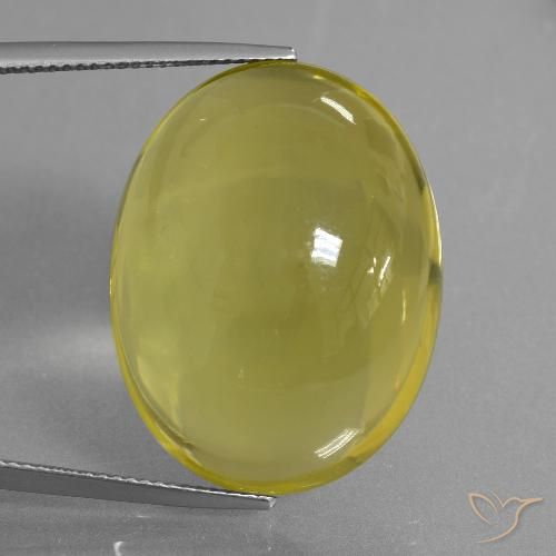 44.59ct Натуральный Шмель желтый Кварц, Овал, Прозрачный