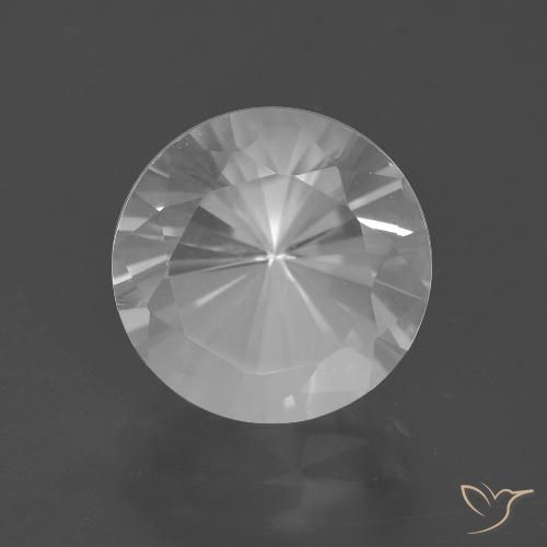 5.63ct Натуральный Белый Кварц, Круглый, VVS-VS