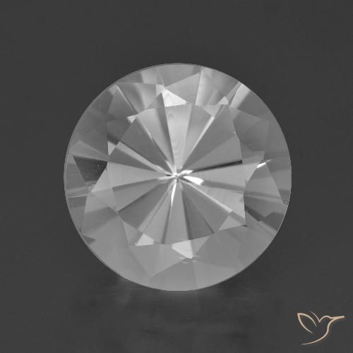 6.27ct Натуральный Белый Кварц, Круглый, Чистота VVS