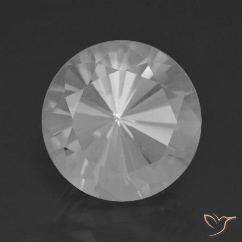 7.50ct Натуральный Белый Кварц, Круглый, VVS-VS
