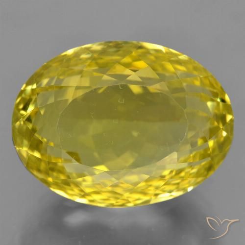 27.92ct Натуральный Шмель желтый Кварц, Овал, VVS-VS