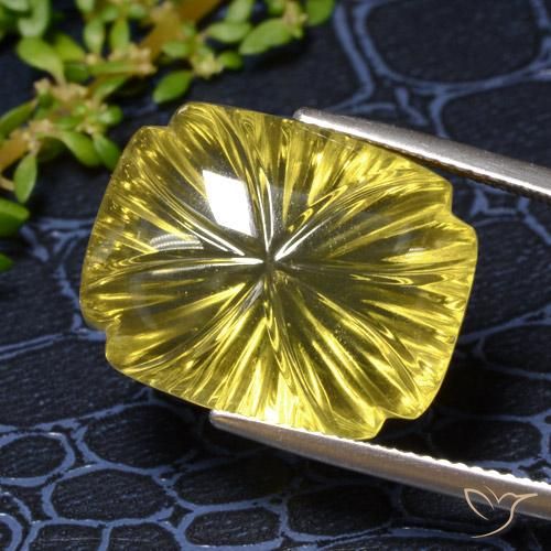 19.54ct Натуральный Коричневато-желтый Кварц, причудливая, Прозрачный