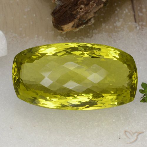 94.59ct Натуральный Насыщенный желтый Кварц, причудливая, Чистота VVS