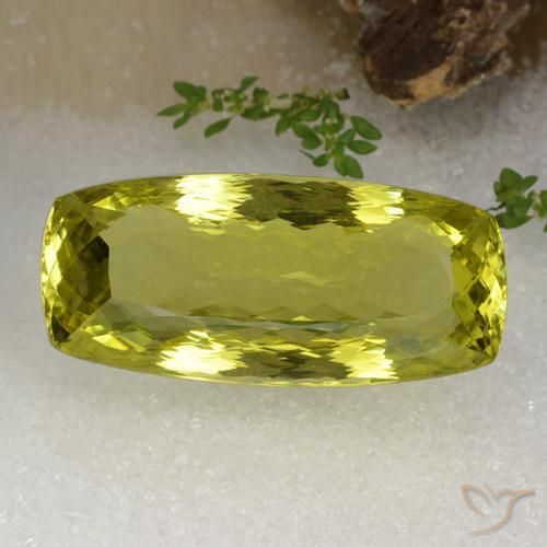 75.18ct Натуральный Средний желтый Кварц, причудливая, Чистота VVS