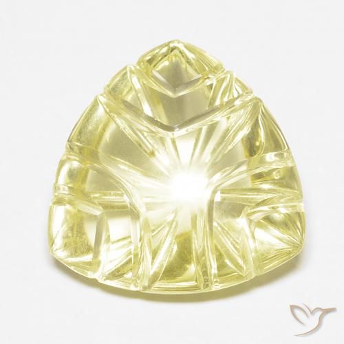 10.44ct Натуральный Светло-желтый Кварц, причудливая, Прозрачный