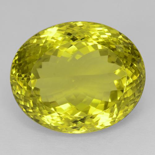 54.44ct Натуральный Шмель желтый Кварц, Овал, IF