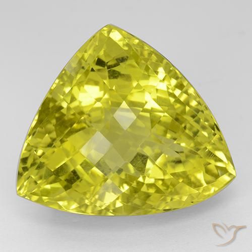 55.15ct Натуральный Кукурузно-желтый Кварц, Триллион, Чистота VVS