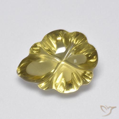 4.52ct Натуральный Средний желтый Кварц, причудливая, Прозрачный
