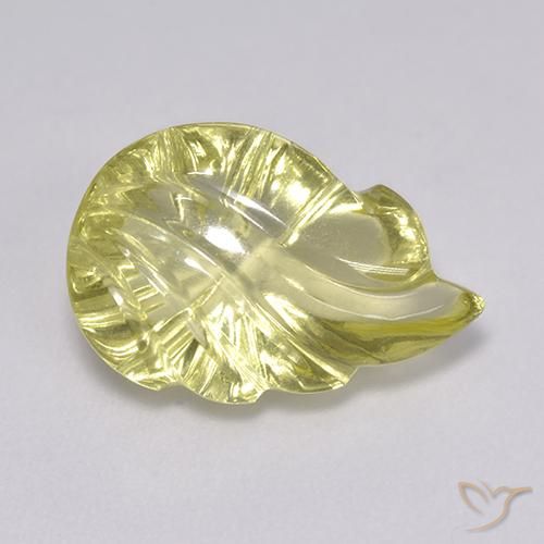 5.09ct Натуральный Светло-желтый ананас Кварц, причудливая, Прозрачный